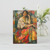 Schönheit Feiertagskarte (Stehend Vorderseite)