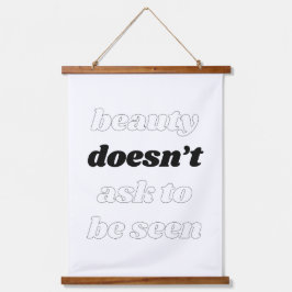 Schönheit Frage kein Wandteppich aus Holz