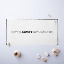 Schönheit Frage keine Schreibtischmatte