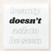 Schönheit Frage keinen Untersetzer (Vorderseite)