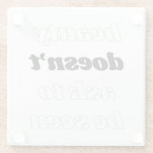 Schönheit Frage keinen Untersetzer (Rückseite)