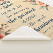 Schönheit für Asche, Grüner Text, Blumenstrauß Chr Sherpadecke (3/4)