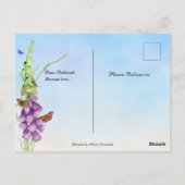 Schönheit für Asche - Isaiah 61: 3 Postkarte (Rückseite)