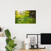 Schönheit für Asche Poster (Heimbüro)