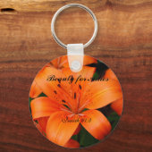 Schönheit für Asche Schlüsselanhänger (Vorderseite)