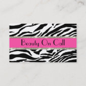 Schönheit für Celebrities! Visitenkarten Visitenkarte (Rückseite)