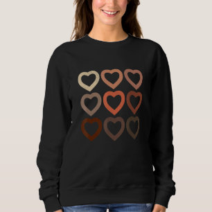 Schönheit hat keine Haut Tone Schwarze Geschichte Sweatshirt