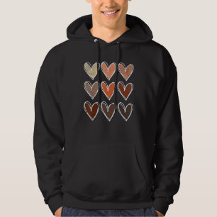 Schönheit Hat Keine Hautfarbe Schwarze Geschichte Hoodie