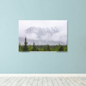 Schönheit hinter den Wolken Leinwanddruck (Insitu (Holzboden))