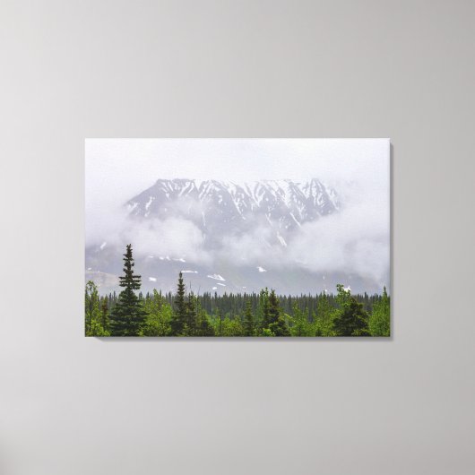 Schönheit hinter den Wolken Leinwanddruck (Vorderseite)