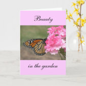 Schönheit im Garten Karte (Gelbe Blume)