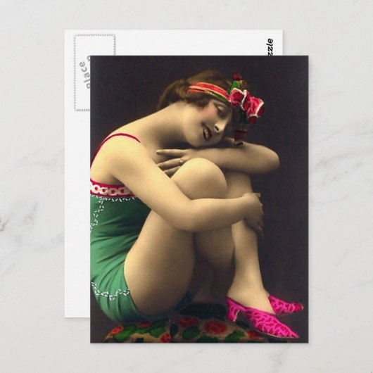 Schönheit im Grünen Postkarte (Vorne/Hinten)