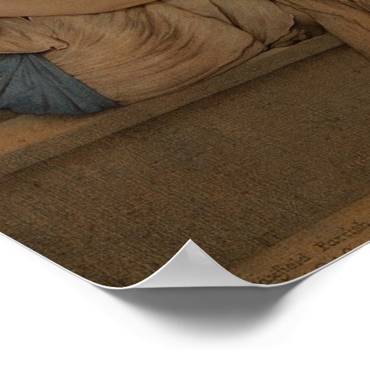 Schönheit im Holz Poster (Ecke)