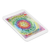 Schönheit im Leben Rainbow Cancer Gedicht Kunstmag Magnet (Rechte Seite)