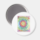 Schönheit im Leben Rainbow Magnet (Vorderseite/Rückseite)