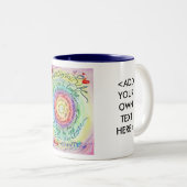 Schönheit im Leben Rainbow-Tasse Zweifarbige Tasse (VorderseiteRechts)