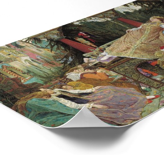 Schönheit im Pavillon Poster (Ecke)