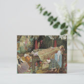 Schönheit im Pavillon Postkarte (Stehend Vorderseite)