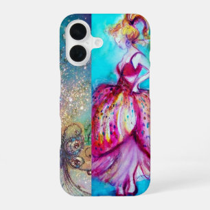 SCHÖNHEIT IM ROSA KLEID / Magischer Schmetterling iPhone 16 Hülle