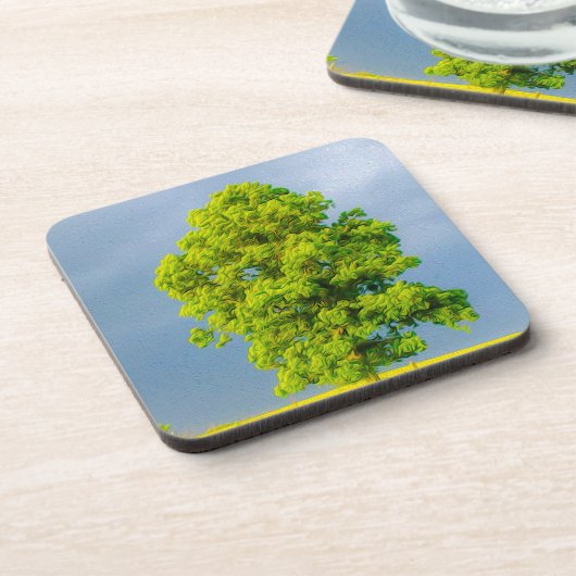 Schönheit im Sturm Getränkeuntersetzer (Linke Seite)