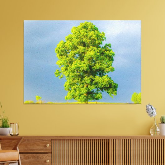 Schönheit im Sturm Leinwanddruck (Insitu (Wohnzimmer))