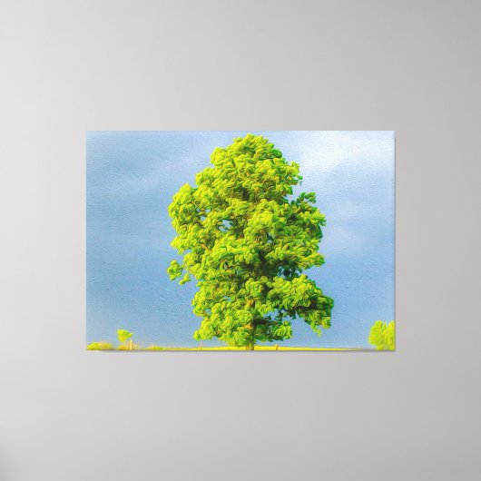 Schönheit im Sturm Leinwanddruck (Vorderseite)