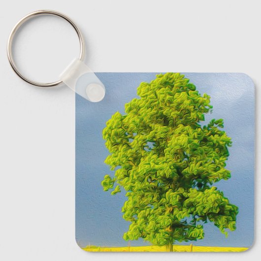 Schönheit im Sturm Schlüsselanhänger (Vorderseite)