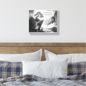 Schönheit in Beharrlichkeit finden Leinwanddruck (Insitu (Schlafzimmer))