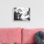 Schönheit in Beharrlichkeit finden Leinwanddruck (Insitu (Wohnzimmer))