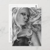 Schönheit in Blüte Postkarte (Vorne/Hinten)