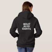 "Schönheit in den Straßen. Tier in den Bügelen. Hoodie (Schwarz voll)