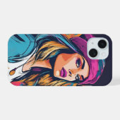 Schönheit in Farbe iPhone 15 Hülle (Rückseite (Horizontal))