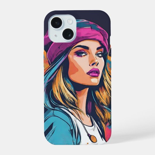 Schönheit in Farbe iPhone 15 Hülle (Rückseite)