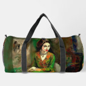 Schönheit in Grün Duffle Bag (Rückseite)