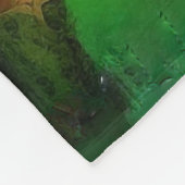 Schönheit in Grün Fleecedecke (Ecke)