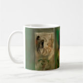 Schönheit in Grün Kaffeetasse (Links)