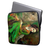 Schönheit in Grün Laptopschutzhülle (Vorderseite Links)