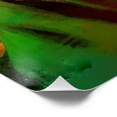 Schönheit in Grün Poster (Ecke)