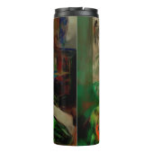 Schönheit in Grün Thermosbecher (Rückseite)