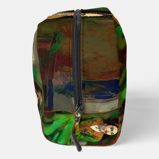 Schönheit in Grün Waschbeutel (Rechts)