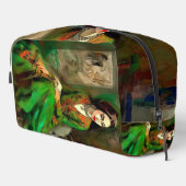 Schönheit in Grün Waschbeutel (Rechte Ecke)