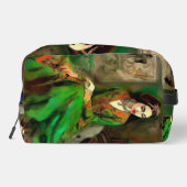 Schönheit in Grün Waschbeutel (Rückseite)