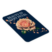 Schönheit in jeder Rose Magnet (Rechte Seite)