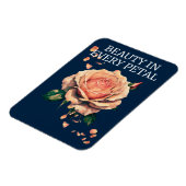 Schönheit in jeder Rose Magnet (Linke Seite)