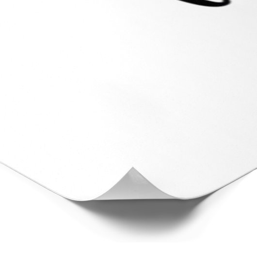 Schönheit in kleinen Dingen finden Poster (Ecke)