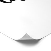 Schönheit in kleinen Dingen finden Poster (Ecke)