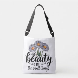 Schönheit in kleinen Dingen finden Tragetaschen Mit Langen Trägern