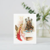 Schönheit in Rosa und Bestie Postkarte (Stehend Vorderseite)