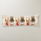 Schönheit in Rosa und Bestie Seitenschläferkissen (Rückseite)