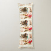 Schönheit in Rosa und Bestie Seitenschläferkissen (Rückseite (Vertikal))